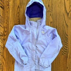 The North Face Kids Lavender Hooded Raincoat